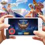 Extra Durable Game Controller | A9 Mini Touch Screen Joystick Universal Clip-On Clamp Mobile Phone Joystick Smartphone for Phone Tablet Arcade for King of Glory