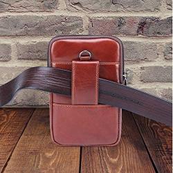 NKns Fanny Pack Waist Bag Mens Pockets Mobile Phone Bag Travel Money Belt
