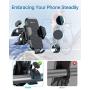 andobil Bike & Motorcycle Phone Mount Ultimate Universal ATV Mountain & Road Bicycle Handlebar Easy Clamp Cellphone Holder Compatible with iPhone SE 11 Pro Xr Xs Max X 8 Plus, Galaxy S20 Note10