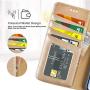 Arae Case for iPhone X/Xs, Premium PU Leather Wallet Case [Wrist Straps] Flip Folio [Kickstand Feature] with ID&Credit Card Pockets for iPhone X (2017) / Xs (2018) 5.8 inch (Champagne Gold)