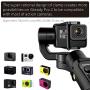 3-Axis Handheld Gimbal Stabilizer for GoPro Action Camera, Splash Proof Gimbal Tripod Stick with Motion Time-Lapse APP Control for Gopro Hero 7/6/5/4, SJCAM, YI Cam, Sony RX0 - Hohem iSteady Pro 2