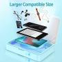 Phone Cleaner with wireless charger Aromatherapy Multi-Function Charging Station Large Capacity for iPhone Android Smartphones Jewelry Keys Watches
