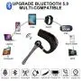 HonShoop Bluetooth Headset Handsfree Wireless Bluetooth Earpiece V5.0 in Ear with Stereo Mic for Compatible iPhone Android Cell Phones Business/Workout/Driving HonShoop Bluetooth Headset Handsfree Wireless Bluetooth Earpiece V5.0 in Ear with Stereo Mic for Compatible iPhone Android Cell Phones Business/Workout/Driving