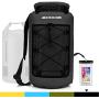 Boncas Waterproof Dry Bag, 10L 20L 30L Waterproof Backpack with Phone Pounch, Waterproof Roll Top Bag Dry Sack Perfect for Kayaking, Fishing, Rafting