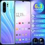 happyYE 2020 New Unlocked Smartphone, 6.3 Inch Ultrathin Dual SIM Cell Phone- Android 6.1 Quad-Core 1G+16G GSM 3G WiFi Unlocked Mobile Phone Big Battery (Blue)