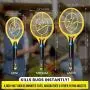 Zap It Bug Zapper Rechargeable Bug Zapper Racket, 4,000 Volt, USB Charging Cable Zap It Bug Zapper Rechargeable Bug Zapper Racket, 4,000 Volt, USB Charging Cable