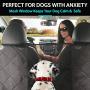 Kululu Dog Car Seat Cover for Back Seat - The Only Pet Seat Cover and Cargo Liner with Mesh Window for Stress Free Travel so You can See Each Other - Backseat Hammock Cover Protector for Cars-Patented