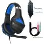 Gaming Headset, Beexcellent Gaming Headphone with Microphone for PS4/Xbox One(Adapter Need)/Nintendo Switch(Audio)/PC/Controller/Cellphone-Easy Volume Control with LED Lighting 3.5MM Jack(GM-5 Blue)