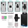LOVPHONE Phone Belt Clip, Universal Holder Quick Mount for Cell Phones & Cases, iPhone 11/11 Pro/ 11 Pro Max/XR/Xs Max/X/XS/ 8/8 Plus/ 7/7 Plus/ 6s/ 6 Plus, Android Smartphones