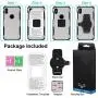 LOVPHONE Phone Belt Clip, Universal Holder Quick Mount for Cell Phones & Cases, iPhone 11/11 Pro/ 11 Pro Max/XR/Xs Max/X/XS/ 8/8 Plus/ 7/7 Plus/ 6s/ 6 Plus, Android Smartphones