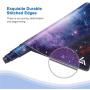 VicTsing [30% Larger] Extended Gaming Mouse Pad with Stitched Edges, Long XXL Mousepad (31.5x15.7In), Desk Pad Keyboard Mat, Non-Slip Base, Water-Resistant, for Work & Gaming, Office & Home, Galaxy