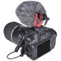 Professional Hi-sensity Hi-fidelity Mini Shotgun Video Condenser Microphone External Mic Compatible for DSLR Camera Camcorder Smartphone iPhone for Interview Podcast Live Streaming Vlog Youtube Studio