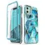 i-Blason Cosmo Series Case for iPhone 11 (2019 Release), Slim Full-Body Stylish Protective Case with Built-in Screen Protector, Ocean, 6.1