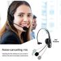 Bluetooth Headset V5.0, Pro Wireless Headset High Voice Clarity with Noise Canceling Mic for Cell Phone Trucker Engineers Business Home Office-JBT800