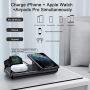 Wireless Charging Station for Apple Watch, iPhone & AirPods Pro, Wireless Charger Compatible with iPhone 11/11 Pro Max/XR/XS Max/Xs/X/8, iWatch 5/4/3/2/1