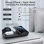 Wireless Charging Station for Apple Watch, iPhone & AirPods Pro, Wireless Charger Compatible with iPhone 11/11 Pro Max/XR/XS Max/Xs/X/8, iWatch 5/4/3/2/1