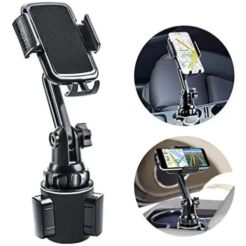 Car Cup Holder Phone Mount, Mikikin Cell Phone Holder Universal Adjustable Cup Holder Cradle Car Mount with Flexible Long Neck for iPhone 11 Pro/XR/XS Max/X/8/7 Plus/Samsung S10+/Note 9/S8 Plus/S7 Edg Car Cup Holder Phone Mount, Mikikin Cell Phone Holder Universal Adjustable Cup Holder Cradle Car Mount with Flexible Long Neck for iPhone 11 Pro/XR/XS Max/X/8/7 Plus/Samsung S10+/Note 9/S8 Plus/S7 Edg