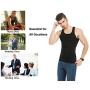 JQ JQAMAZING Mens Slimming Body Shaper Vest Abdomen Slim Shirt Compression Tank Shaperwear