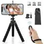 Mini Phone Tripod, SYOSIN Phone Camera Tripod Mount with Bluetooth Control and Universal Clip, 360° Rotating Flexible Tripod Stand Holder for Smartphone, Camera and GoPro Mini Phone Tripod, SYOSIN Phone Camera Tripod Mount with Bluetooth Control and Universal Clip, 360° Rotating Flexible Tripod Stand Holder for Smartphone, Camera and GoPro