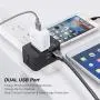 Travel Adapter, Worldwide All in One Universal Travel Adaptor Wall AC Power Plug Adapter Wall Charger with Dual USB Charging Ports for USA EU UK AUS Cell Phone Laptop Travel Adapter, Worldwide All in One Universal Travel Adaptor Wall AC Power Plug Adapter Wall Charger with Dual USB Charging Ports for USA EU UK AUS Cell Phone Laptop