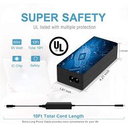 UL Listed Nicpower AC Charger Adapter Fit for Dell Latitude 3490 3590 3390 P89G P75F P69G Laptop Power Supply Cord