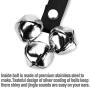 COOYOO 2 Pack Dog Doorbells, Dog Door Bells for Potty Training, Potty Bells for Dogs, 3 Adjustable Lengths Puppy Bells for Training