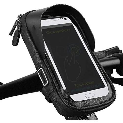 QIANMA Bicycle Bag WEST Biking Mountain Bike Bag Waterproof Front Bag 6.0 inch Mobile Phone Case Bicycle Top Tube Handlebar Bag Cycling Accessories