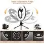 8 Ring Light with Tripod Stand & Phone Holder for Selfie, Makeup,Live Streaming & YouTube Video,3 Light Modes and 10 Brightness Level,Dimmable Desk Makeup Ring Light 8 Ring Light with Tripod Stand & Phone Holder for Selfie, Makeup,Live Streaming & YouTube Video,3 Light Modes and 10 Brightness Level,Dimmable Desk Makeup Ring Light