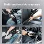 Corded Car Vacuum Cleaner High Power for Quick Car Cleaning, DC 12V Portable Auto Vacuum Cleaner for Car Use Only - Golden Corded Car Vacuum Cleaner High Power for Quick Car Cleaning, DC 12V Portable Auto Vacuum Cleaner for Car Use Only - Golden