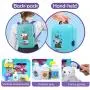 BeebeeRun Vet Kit Pet Care Play Set 16 PCS Dog Grooming Kit with Backpack Educational Pretend Play Toy for Toddlers Kids Children Age 3 Up