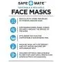 Safe+Mate x Case-Mate - Cloth Face Mask - Washable & Reusable - Adult L/XL - Cotton - with Filter - 3 Pack - Black Safe+Mate x Case-Mate - Cloth Face Mask - Washable & Reusable - Adult L/XL - Cotton - with Filter - 3 Pack - Black