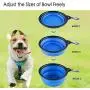 MXZONE 3 Collapsible Silicone Dog Bowl, Foldable Expandable Cup Dish for Small Pet Cat Food Water Feeding Portable Travel Bowl, Free Pet ID-Tag MXZONE 3 Collapsible Silicone Dog Bowl, Foldable Expandable Cup Dish for Small Pet Cat Food Water Feeding Portable Travel Bowl, Free Pet ID-Tag