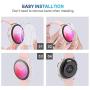 Tensea Compatible with Galaxy Watch Active 2 Case 44mm, 2 Packs Soft TPU Bumper Full Around Screen Protector Cover for Samsung Galaxy Watch Active 2 44mm (Clear, 44mm)