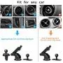 Phone Holder for Car, CCICITA Gravity Automatic Locking Cell Phone Car Mount Air Vent 3 in 1 Universal Stable Stand Clip Holders Compatible with iPhone Samsung Galaxy…