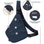 Sling Bag Chest Shoulder Backpack Crossbody Bags for Men Boys Travel Outdoors