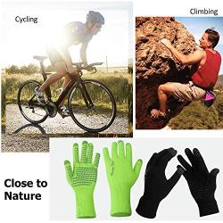 RANDY SUN Touch Screen Gloves, Windproof Waterproof Safety Resistance Bike/Work/Mountaineering/Hiking/Skiing Gloves