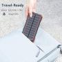 Hiluckey Portable Solar Charger 26800mAh USB C 18W Power Bank Fast Charge Battery Charger for iPhone 11, Samsung S10, Huawei, MacBook
