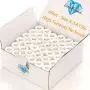 Simthread 144pcs Embroidery Pre-Wound Bobbins Thread, Class 15 Type A Size SA156, Polyester White 60 wt, Bernina Pfaff Ambition BabyLock Brother Embroidery and Sewing Machines Plastic Side
