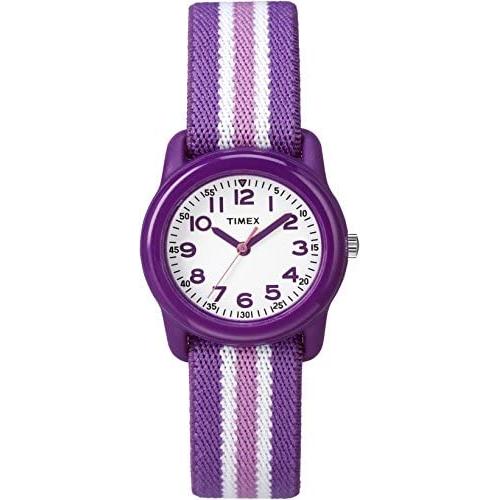 Timex Girls Time Machines Analog Elastic Fabric Strap Watch