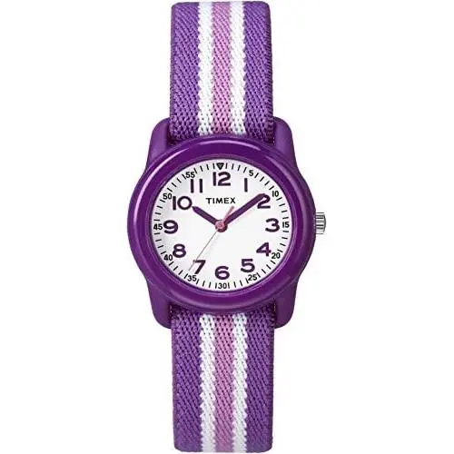 Timex Girls Time Machines Analog Elastic Fabric Strap Watch Timex Girls Time Machines Analog Elastic Fabric Strap Watch