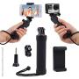 CamKix Stabilizing Hand Grip Compatible with GoPro HERO7 / HERO6 / HERO5, Black, Session, HERO4, Session, Black, Silver, Hero+ LCD, 3+, 3, DJI Osmo Action and Compact Cameras & Phones