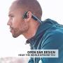 AfterShokz Titanium Bone Conduction Wireless Bluetooth Headphones, Ocean Blue