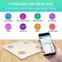 Hanmir Bluetooth Body Fat Scale,Smart BMI Scale Digital Bathroom Wireless Weight Scale, Body Composition Analyzer with Smartphone App, 330 lbs Hanmir Bluetooth Body Fat Scale,Smart BMI Scale Digital Bathroom Wireless Weight Scale, Body Composition Analyzer with Smartphone App, 330 lbs