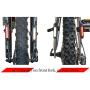 Hercules Tuff Bike Lights Front and Back/Rear Combo - USB Rechargeable