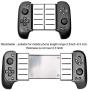 Siomeor Telescopic Wireless Bluetooth Controller Gamepad Mobile Game Controller Android IOS Phone Flexible Joystick Blue and Red