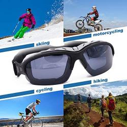 Viriber Ski Goggles, Motorcycle Goggles Dust-Proof Protective Combat Goggles Military Sunglasses Outdoor Tactical Goggles to Prevent Particulates