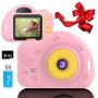 Toys for 3-6 Year Old Girls Kids Camera for Children Mini Camcorder with 1080P and 2.0 Inch IPS Screen for Preschool Todder Birthday Present(16GB TF Card Included) (Renewed)