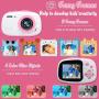 Kids Camera,8MP HD Kids Waterproof Camera Mini Gift Digital Camera for Kids Support MP3MP4 with 2.0 Inch IPS HD Screen,Puzzle Game,USB Rechargeable Kid Outdoor Camera for Boy Girls Gift(Pink)