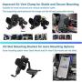 CharGenius Wireless Car Charger Mount, Qi Fast Charging Auto Clamping Phone Holder, Dashboard Windshield Air Vent CD Mount for iPhone 11 Pro XS Max XR X 8+, Android Samsung Galaxy S10+ S10 S9+ S9 S8+