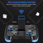 BEBONCOOL Android Wireless Game Controller with Clip for Android Phone/Tablet/Samsung/Game Boy Emulator, Works with Bluetooth (Blue)